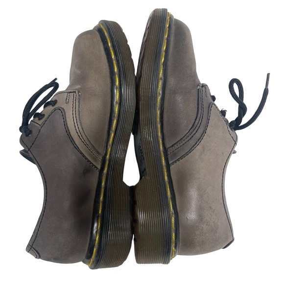 Dr. Martens Dusky Gray Leather Lace Up Kids Oxford Shoes Size 1 - Picture 5 of 8
